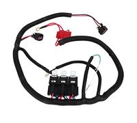 Pongnas Faisceau de Câbles de Ventilateur électrique Double, Remplacement de Commande ECU avec Plus de 5 Fiches de Camion, pour 1500 2500 3500 1999-2006