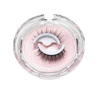 Pongnas Faux Cils Auto-adhésifs, Extensions de Cils Longues Réutilisables, Aucune Colle Requise, avec Bande Adhésive Remplaçable, pour de Plus Grands Yeux Naturels (4)