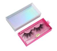 Pongnas Faux Cils, Cils Longs et Doux avec Boîte de Rangement Délicate, pour un Usage Quotidien, Fêtes, Mariages, Rendez-vous, Shopping (LD03)