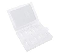 Pongnas Faux Ongles, 120 Extensions D'art en Plastique Transparent avec échelle pour Vernis Gel, Différentes Tailles pour la Plupart des Gens (Membrane de l'ongle 3)