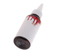 Pongnas Faux Sang Professionnel pour Halloween, Cicatrices de Blessures, Maquillage Fantaisie de Zombie, Matériel Comestible de Haute qualité (50 ML de Sang)