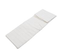 Pongnas Fiche de Mise à la Terre, Tapis à Terre en Fibre Argentée en Coton Biologique, Feuille de Sol Anti-Statique 60,2 X 79,9 Pouces pour Les Voyages à Domicile Blancs