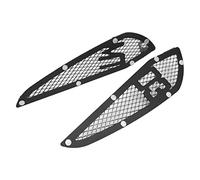 Pongnas Garniture d'admission de Carburant de Moto en Aluminium 2 Pièces pour MT03 2020-2021-protecteur et Mise à Niveau élégante (BLACK)