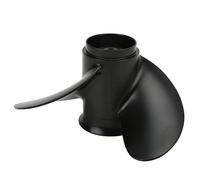 Pongnas Hélice Hors-Bord en Alliage d'aluminium Haute Performance 8/2 "x 8/2" pour -9, avec 3 Pales et 12 Cannelures