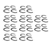 Pongnas Horseshoes, Horseshoe Horse Shoes Training Horse Racing Riding Accessory 10 Paires Forgeant Q235 Kit en Acier en Acier pour Chevaux, Artisanat, Décorations et Jeux d'arrière-Cour