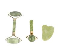 Pongnas JADESTONE FACE ROLLER ENSEMBLE DE MASSAGE LIFTING DE LA PEAU POUR LES SOINS DE BEAUTÉ