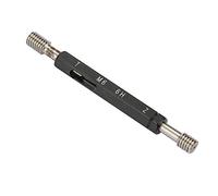 Pongnas Jauge de Bouchon de Filetage en Acier élevé M8 * .25 pour une Mesure Précise des Filetages Internes (#4)