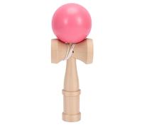 Pongnas Kendama en Bois Traditionnel, Jouet de Compétence, Construction sans éclat pour la Coordination œil-Main et la motricité (Pink)