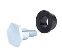 Pongnas Kit de Boulons de Bague de Poignée de Compacteur à Plaque, Remplacement en Métal pour WP1540 WP1550 avec Bague de Poignée et Boulon