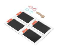 Pongnas Kit d'empreintes Digitales à Séchage Rapide, Tampon Encreur Tactile, 4 Pièces, pour Animaux de Compagnie et Nourrissons (Accessoires Love Heart Five Star)