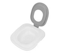 Pongnas Kit d'entraînement aux Toilettes pour Chat en ABS Gris, Entraîneur Amovible et Réutilisable pour Une Transition Facile des Toilettes Félines
