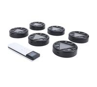 Pongnas Kit D'entraînement de Lumières d'agilité Sportive 5 Lumière LED 6 Fonctions Améliore la Plate-Forme D'entraînement de Réponse de Perception Gymnases