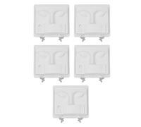 Pongnas Kit D'extension de Cils, Plateau de Pratique Imitant la Conception du Visage avec Couvercle Transparent et Support pour L'enseignement de L'extension de Cils, Bricolage et