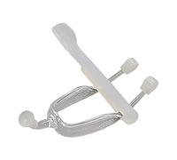 Pongnas Kit D'outils pour Lentilles de Contact, Pincettes Multifonctions avec Capuchons en Silicone et Cuillère Souple pour un Retrait Sûr de L'insertion, Format Voyage (WHITE)