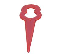 Pongnas Lames de Coupe en Plastique de Remplacement pour Coupe Gazon, Accessoires pour Outils de Taille Manuelle, 100 Pièces, Sûrs (Rouge)