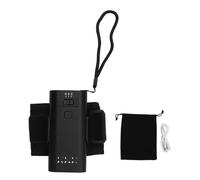 Pongnas Lampe à Ongles de Poignet Lampe à Ongles en Gel Portable Extension D'ongle Lampe à Polymériser 395nm 6W 3 Vitesses de luminosité avec Batterie 3000mAh 4H D'autonomie pour (BLACK)