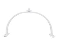 Pongnas Lampe à Ongles Demi-lune Lampe à Ongles Demi-lune à Conception Pliable et Réglable 3 Températures de Couleur 10 Niveaux de luminosité 308 Puces avec Support (Prise UE)