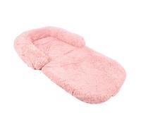 Pongnas Lit pour Chien Humain Chaud 2 en 1 Grand Lit pour Chien Pliable Taille Humaine pour Salon Chambre étude