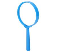 Pongnas Loupe à Main avec Poignée en Plastique Colorée pour Enfants et étudiants - pour la Lecture et l'artisanat ! (Blue)