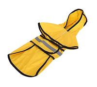 Pongnas Magin de Pluie pour Chiens, Manteau de Chien Arc Argument de ajusté pour à Capuche Poncho Arc Reflectif pour Coulage pour Petits et Chiots Moyens Moyens (XL)