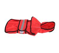 Pongnas Magin de Pluie pour Chiens, Manteau de Chien Arc Argument de ajusté pour à Capuche Poncho Arc Reflectif pour Coulage pour Petits et Chiots Moyens Moyens (XL)