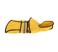 Pongnas Magin de Pluie pour Chiens, Manteau de Chien Arc Argument de ajusté pour à Capuche Poncho Arc Reflectif pour Coulage pour Petits et Chiots Moyens Moyens (M)