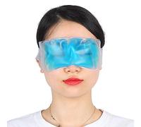 Pongnas Masque Oculaire Réutilisable Chaud/froid, Compresse Rafraîchissante pour les Cernes et les Poches Sous les Yeux, en Matériau Doux et Lisse pour Soulager la Fatigue Oculaire