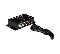 Pongnas Modulateur TV Link Convertisseur AV vers RF Modulateur RF Compact pour Le Partage de Cinéma Maison Décodeur DVD DVR Signaux avec Télécommande Via Câble Coaxial Matériau AB