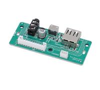 Pongnas Module de Port USB pour Haut-parleur Charge 3, Carte de Port de Chargement, Micro USB et Prise Audio, Circuit imprimé de Remplacement avec Matériau PCB Durable pour Charge 3