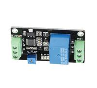 Pongnas Module de Relais de Retard TRM01, Interrupteur de Minuterie avec Fonction de Verrouillage Automatique de Retard ON OFF, Protection Anti-inversion D'alimentation, Temps Réglable (DC5V)