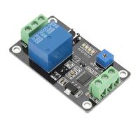 Pongnas Module de Relais de Retard TRM01, Interrupteur de Minuterie avec Fonction de Verrouillage Automatique de Retard ON OFF, Protection Anti-inversion D'alimentation, Temps Réglable (DC12V)