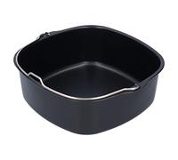 Pongnas Moule à Gâteau, Accessoires de Friteuse à Air, Moule à Gâteau carré de 7 Pouces avec Revêtement Antiadhésif, pour la Cuisson de Frites de Pain de Pizza en HD9925 HD9860 HD9905 (22 cm)