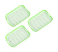 Pongnas Moules à Saucisses en Silicone pour Hot-Dog, 3 Pièces, pour Outils de Cuisine et de Pâtisserie DIY, Faciles à Utiliser, Idéaux pour le Plaisir en Famille (GREEN)