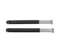 Pongnas Outil de Retrait de Pavés en Acier Robuste avec Grattoir à Double Joint et Poignée en Caoutchouc Antidérapante pour Le Levage et Le Remplacement de Blocs de Briques de Patio de Jardin -