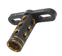 Pongnas Outil d'entretien de Douille d'écrou Hexagonal RC en Alliage 'Aluminium de 17mm pour/8 Voitures de Course (Gold)