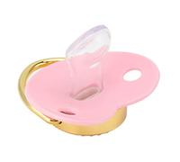 Pongnas Pacifications pour le nouveau-né, en Dentition, les Sumiffres de Nouveau-nés de la Dentition Sont de la Forme de Cœur Briller des de de Soute (M rose)