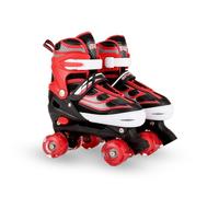Pongnas Patins à roulettes Lumineux pour Filles, Taille Réglable, Matériaux, Roues Lumineuses, Roulement Silencieux, Aucune Installation Requise pour Les Enfants âgés de 5 à 12 Ans (M)