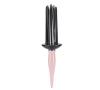 Pongnas Peigne à Friser, Outil de Coiffure Volumateur Antidérapant avec 17 Dents pour Cheveux Bouclés, Peigne à Rouleau Moelleux pour une Coiffure Dommages