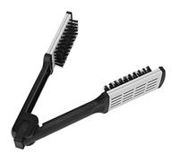 Pongnas Peigne à Lisser les Cheveux Creux Respirant Double Face Noir Blanc Brosse Coiffante pour les Types de Cheveux