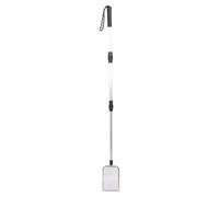 Pongnas Pelle à Litière Extensible pour Chat avec Poignée Amovible - Caca en Acier Inoxydable pour Un Nettoyage sans Effort