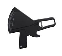 Pongnas Pied à Coulisse de Graisse Corporelle, Outil de Mesure des Plis Cutanés de Haute Précision avec Conception Antidérapante pour la Forme Physique et le Suivi du Corps (BLACK)