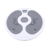 Pongnas Planche Abdominale avec Compteur Numérique - Disque de Torsion de Taille pour Exercice à Domicile, Suivi des Pieds et des Calories - Planche de Rotation PP Fitness pour Entraînement (GREY)