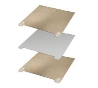 Pongnas Plaque de Construction PEI PET Lit D' 3D Surface PEI Texturée Surface PET Lisse Ressort Magnétique Plate-forme Flexible en Acier Compatible avec Ender 3 S1 Ender (3)