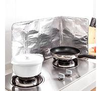 Pongnas Plaque de Papier d'aluminium Cuisine Cuisson Déflecteur Chaud Cuisinière à Gaz éclaboussures d'huile pour le Nettoyage des Dégâts