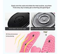 Pongnas Plaque Enroulée Magnétique Twister Board Home Fitness Corps Forme d'équipement d'entraînement sans Glissement ABS pour la Taille de la Taille et la Cuisse