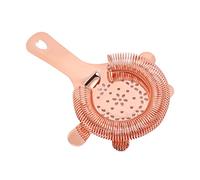 Pongnas Pongnas Passoire à Cocktail en Acier Inoxydable or Rose de qualité Supérieure - Accessoire de Glace pour Barman pour à Domicile, Clubs et Usage Professionnel (SILVER) (Or Rose)