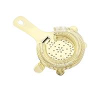 Pongnas Pongnas Passoire à Cocktail en Acier Inoxydable or Rose de qualité Supérieure - Accessoire de Glace pour Barman pour à Domicile, Clubs et Usage Professionnel (SILVER) (GOLD)