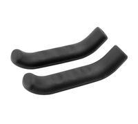Pongnas Protecteur de Poignées de Levier de Frein en Gel de Silicone, 2 Pièces, pour Vélos de Route, Léger et (BLACK)