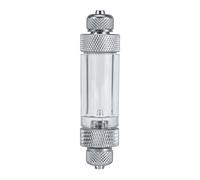 Pongnas Régulateur de CO2 pour Aquarium, Générateur 11 X 6 X 3, Clapet Anti-Retour pour Aquarium avec CO2 en Aluminium, Fonction (Enregistreur à Bulles à tête Unique)