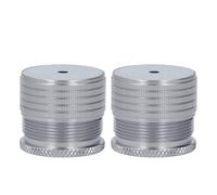 Pongnas Rehausseur de Meubles 2 Pièces, Hauteur Réglable 23-37mm, Support Robuste, Charge de 1102lb, Coussinets Antidérapants pour Table de Canapé-lit (GRAY)